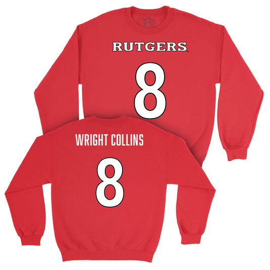 Red Football Shirsey Crew - Jamier Wright Collins | #8 Youth Small