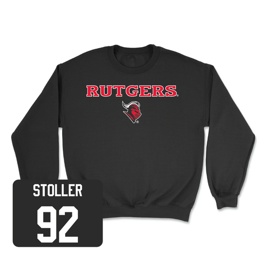 Men's Lacrosse Black Rutgers Crew - Cardin Stoller