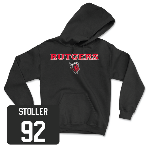 Men's Lacrosse Black Rutgers Hoodie - Cardin Stoller
