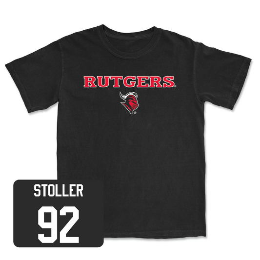 Men's Lacrosse Black Rutgers Tee - Cardin Stoller