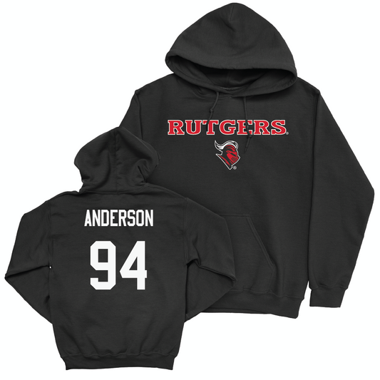 Football Black Rutgers Hoodie  - Jakob Anderson