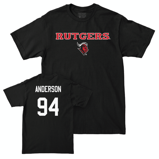 Football Black Rutgers Tee  - Jakob Anderson