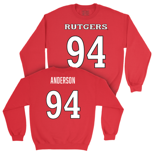 Red Football Shirsey Crew  - Jakob Anderson