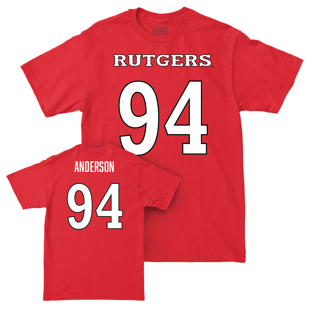 Red Football Shirsey Tee  - Jakob Anderson