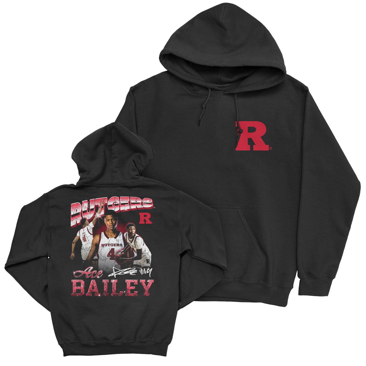 EXCLUSIVE RELEASE: Ace Bailey 90s Drop Black Hoodie