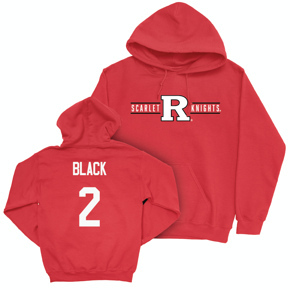 Red Football Scarlet Knights Hoodie  - Benjamin Black