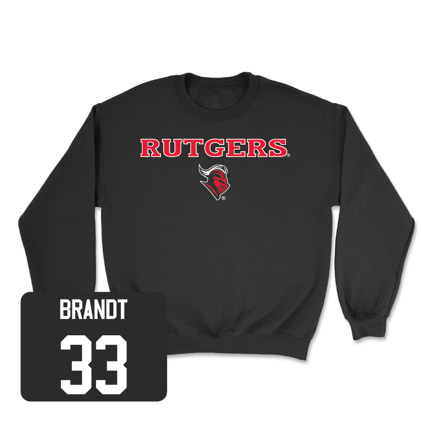 Women's Basketball Black Rutgers Crew - Kennedy Brandt