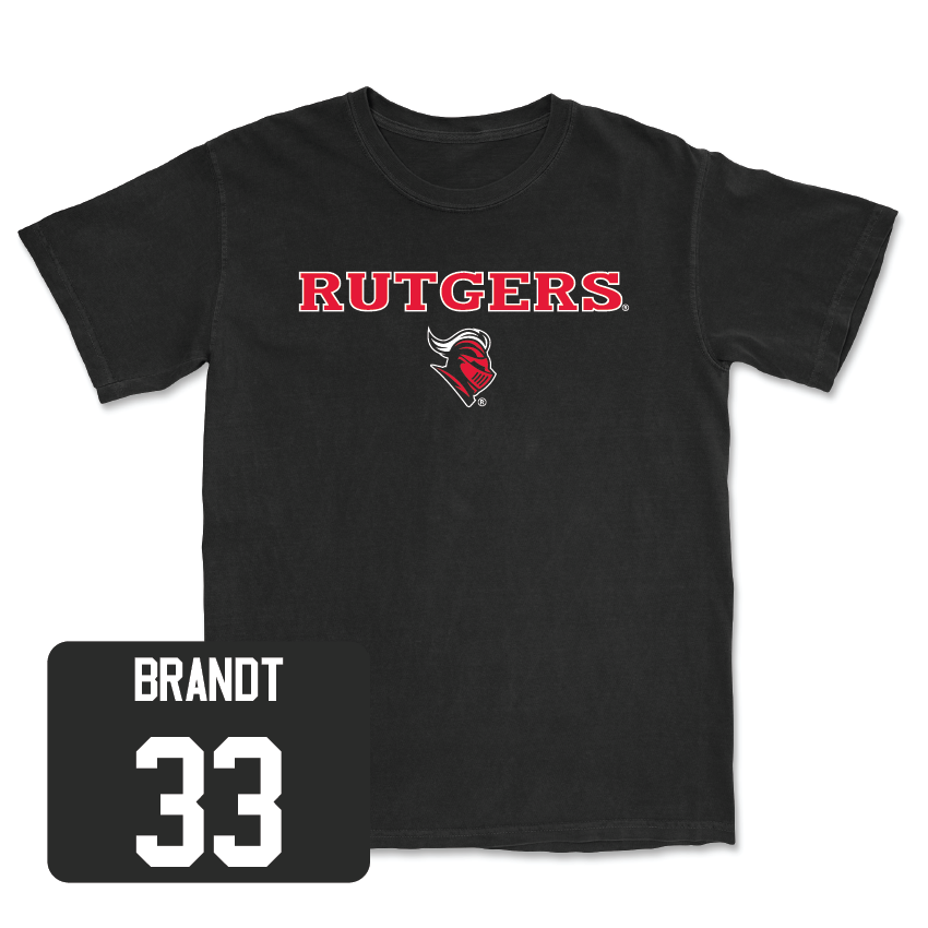 Women's Basketball Black Rutgers Tee - Kennedy Brandt