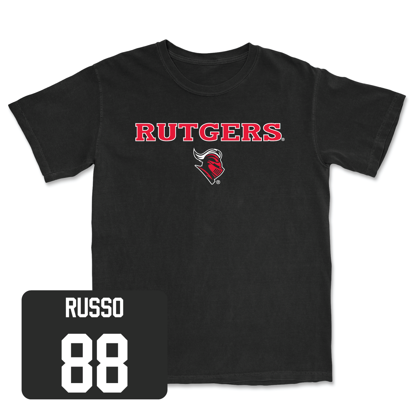 Men's Lacrosse Black Rutgers Tee