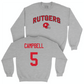 Sport Grey Football Helmet Crew  - CJ Campbell