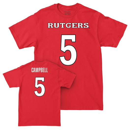 Red Football Shirsey Tee  - CJ Campbell