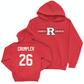 Red Football Scarlet Knights Hoodie  - Isaiah Crumpler