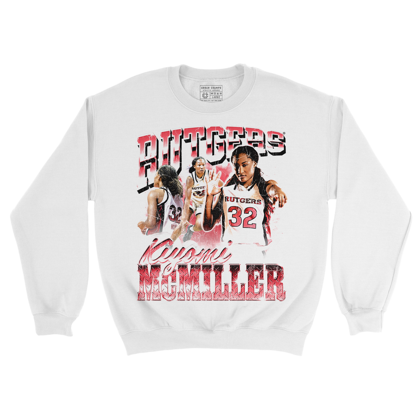 EXCLUSIVE RELEASE: Kiyomi McMiller 90s Retro White Crew