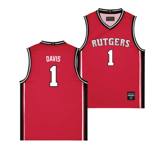 Rutgers Men's Basketball Throwback Jersey - JaMichael Davis