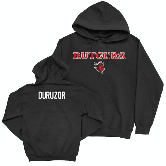 Women's Track & Field Black Rutgers Hoodie  - Success Duruzor