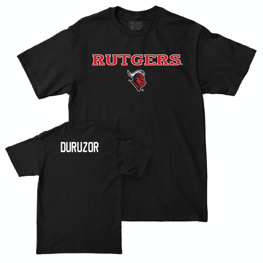 Women's Track & Field Black Rutgers Tee  - Success Duruzor
