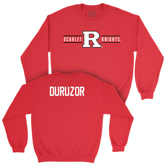 Red Women's Track & Field Scarlet Knights Crew  - Success Duruzor