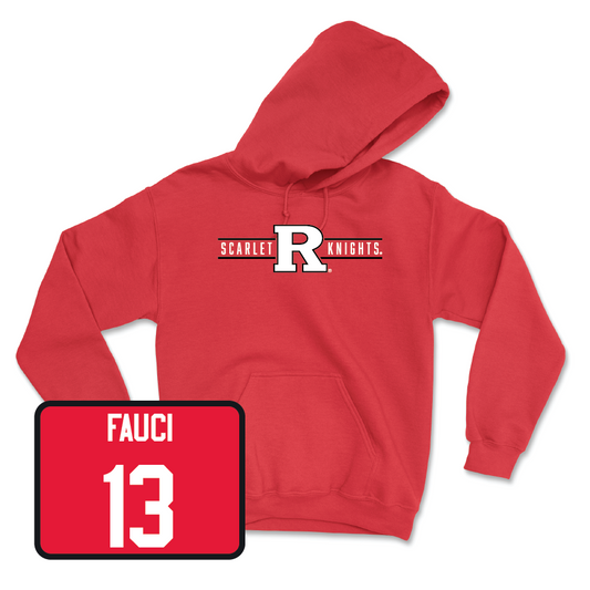 Red Baseball Scarlet Knights Hoodie - Sonny Fauci