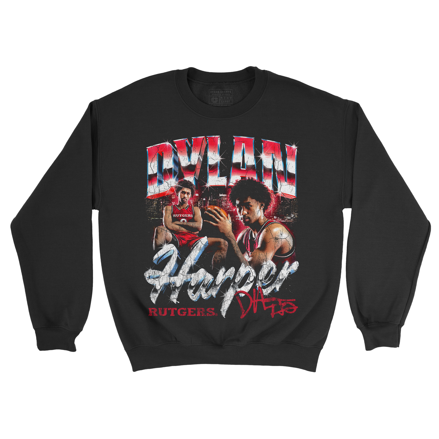 EXCLUSIVE RELEASE: Dylan Harper 90s Retro Black Crew