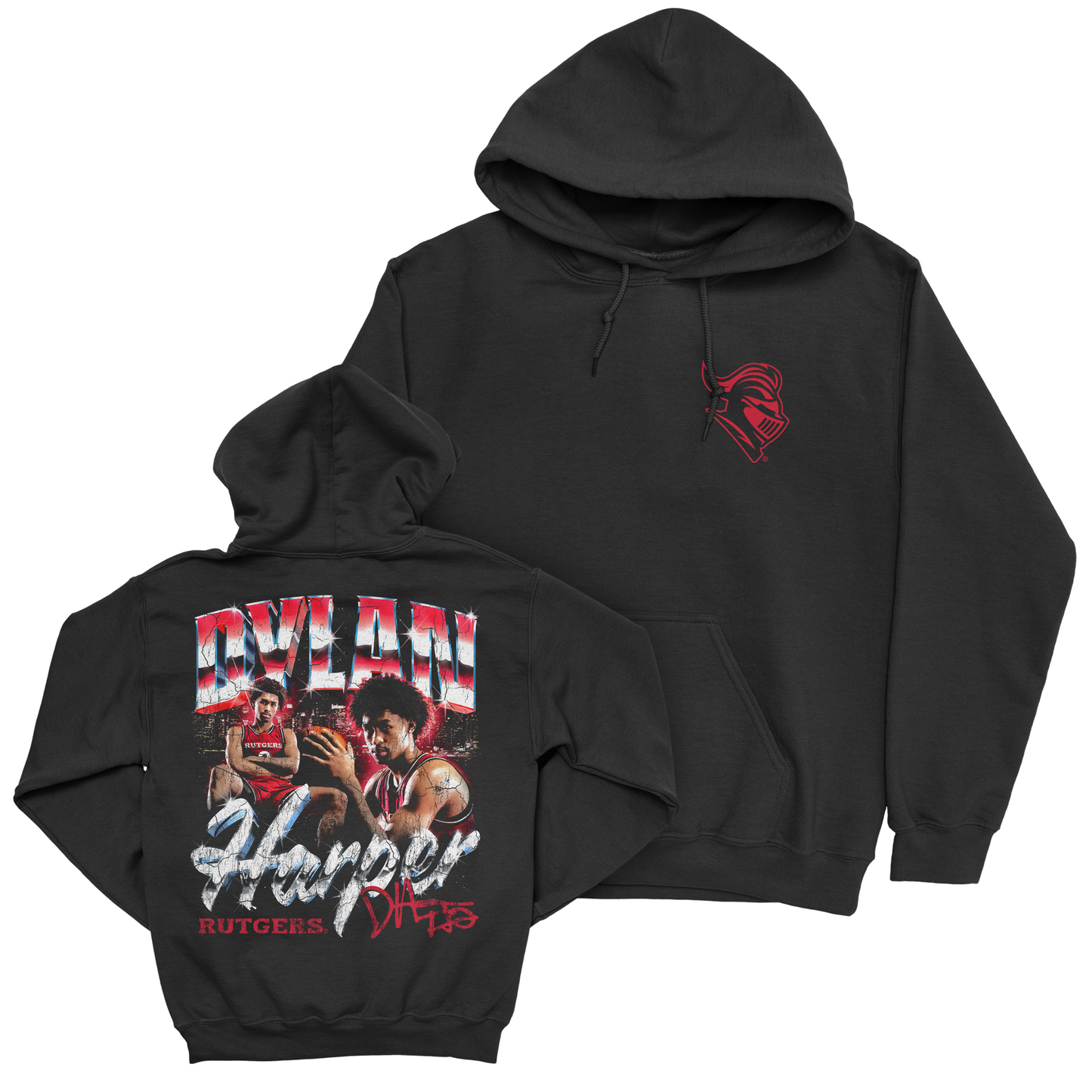 EXCLUSIVE RELEASE: Dylan Harper 90s Retro Black Hoodie