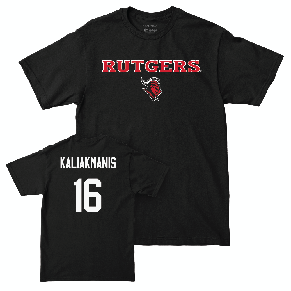 Football Black Rutgers Tee  - Athan Kaliakmanis