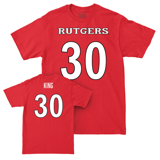 Red Football Shirsey Tee  - Elijah King