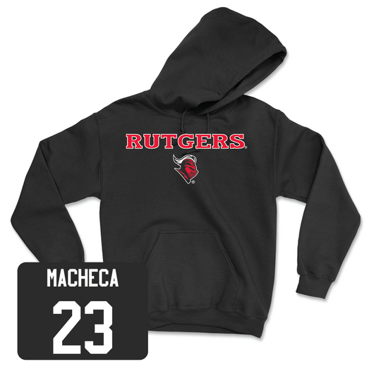 Men's Lacrosse Black Rutgers Hoodie - Andrew Macheca