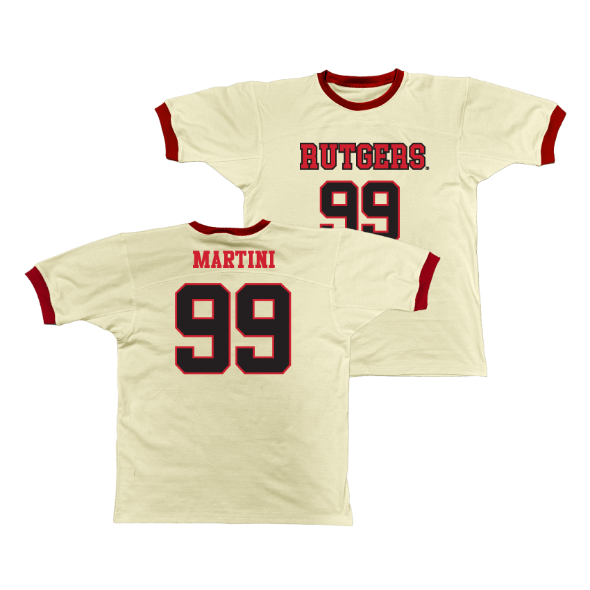 Rutgers Retro Ringer Tee - Zach Martini