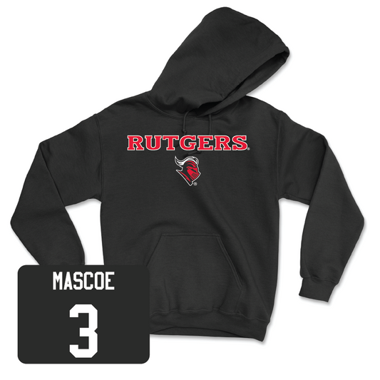 Football Black Rutgers Hoodie - Bo Mascoe