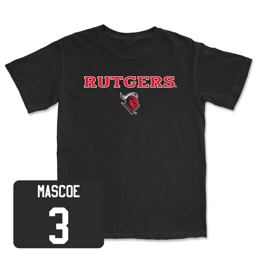 Football Black Rutgers Tee - Bo Mascoe