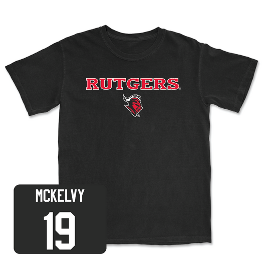 Men's Lacrosse Black Rutgers Tee - Ben McKelvy