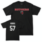 Women's Soccer Black Rutgers Tee  - Riley Morris