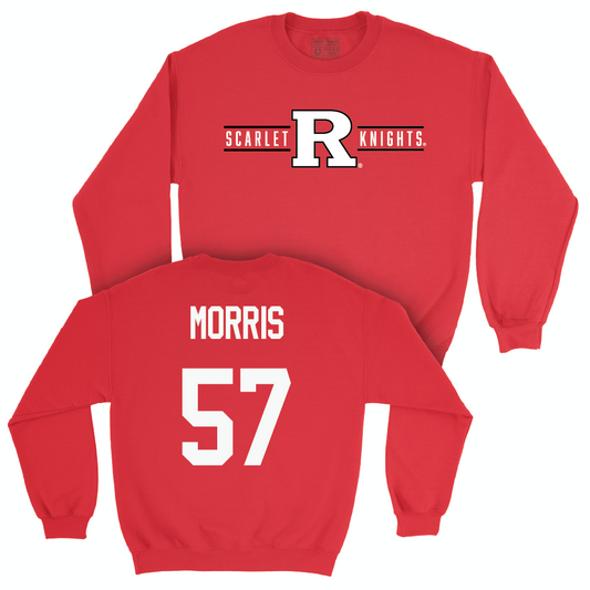 Red Women's Soccer Scarlet Knights Crew  - Riley Morris
