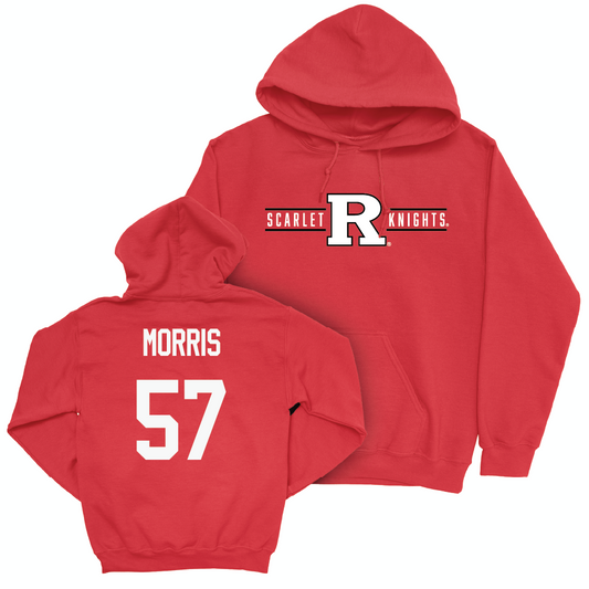 Red Women's Soccer Scarlet Knights Hoodie  - Riley Morris