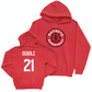 Red Men's Basketball Hardwood Hoodie - Emmanuel Ogbole