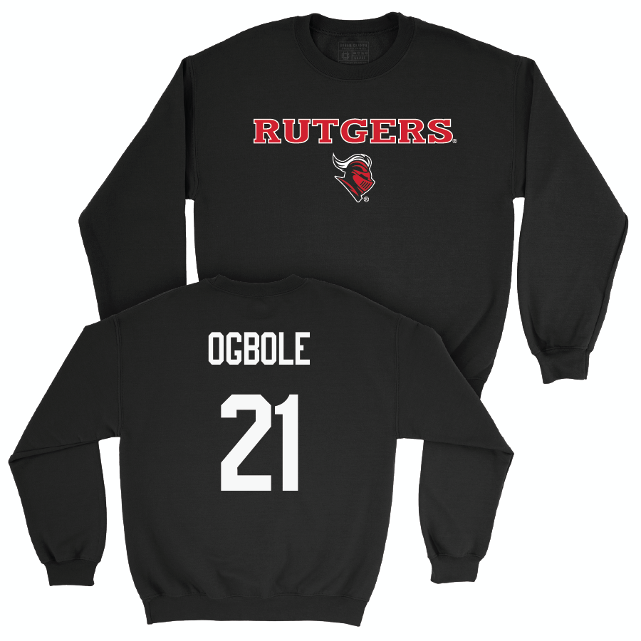 Men's Basketball Black Rutgers Crew - Emmanuel Ogbole