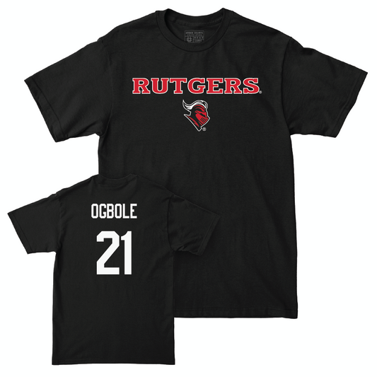 Men's Basketball Black Rutgers Tee - Emmanuel Ogbole