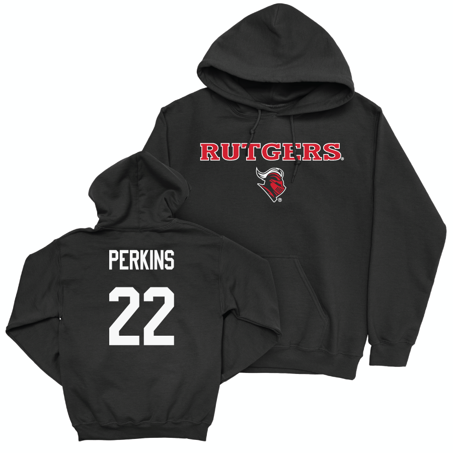 Women's Basketball Black Rutgers Hoodie   - Zachara Perkins