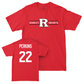 Red Women's Basketball Scarlet Knights Tee   - Zachara Perkins