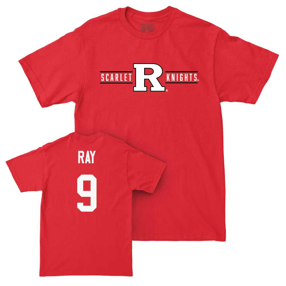 Red Football Scarlet Knights Tee  - Malcolm Ray