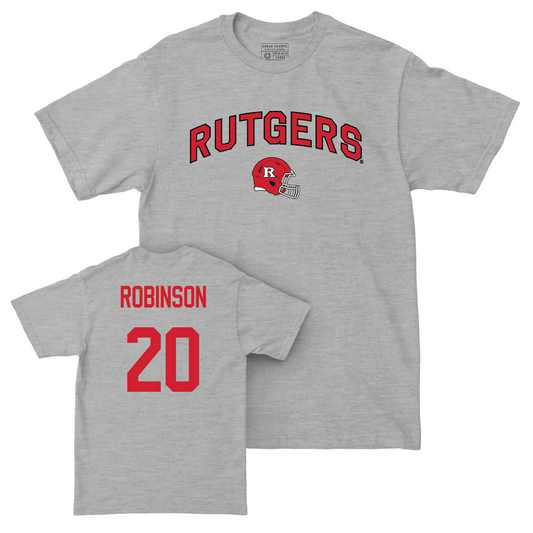 Sport Grey Football Helmet Tee  - Samarian Robinson