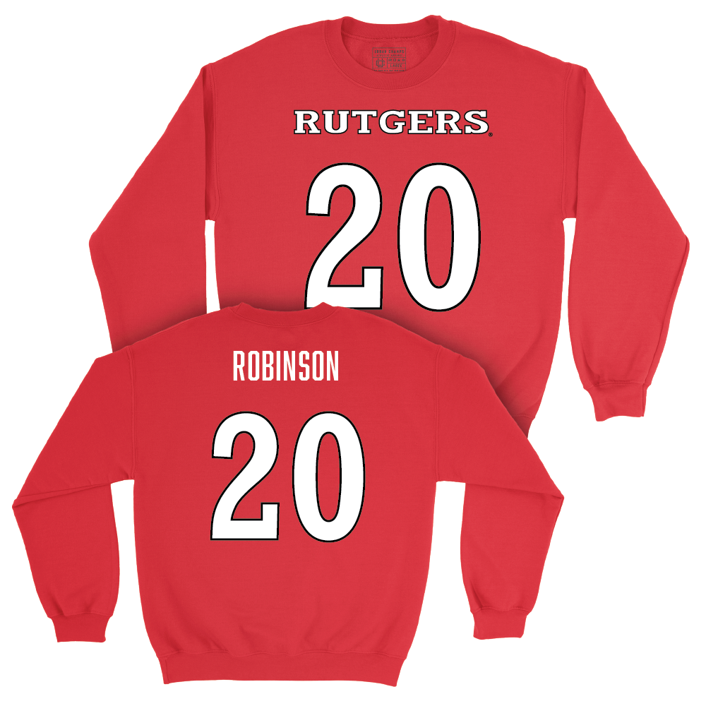 Red Football Shirsey Crew  - Samarian Robinson