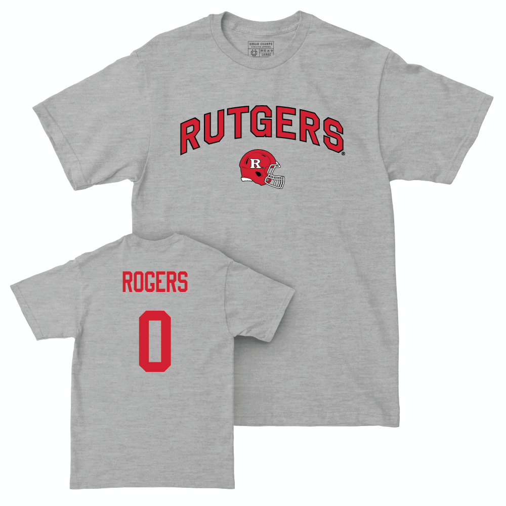 Sport Grey Football Helmet Tee  - Eric Rogers