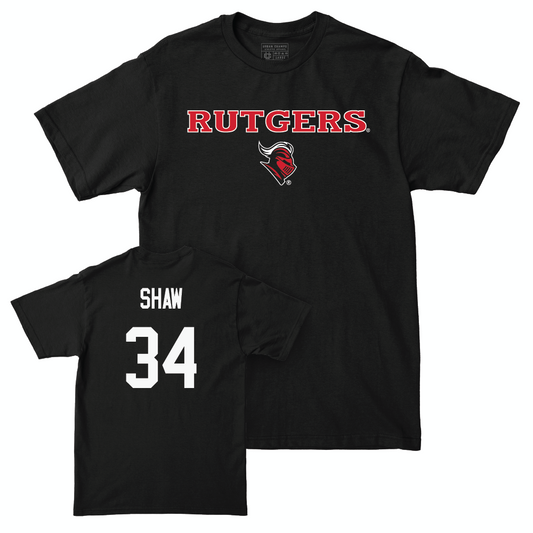 Football Black Rutgers Tee  - Noah Shaw