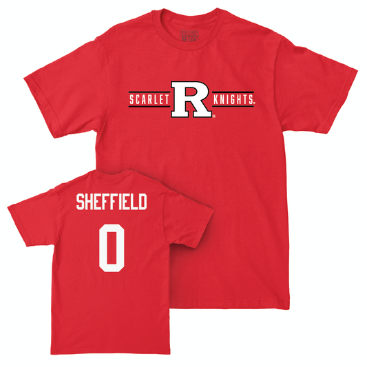 Red Football Scarlet Knights Tee  - Dt Sheffield
