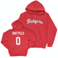 Red Football Script Hoodie  - Dt Sheffield