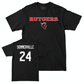 Men's Basketball Black Rutgers Tee  - Lathan Sommerville