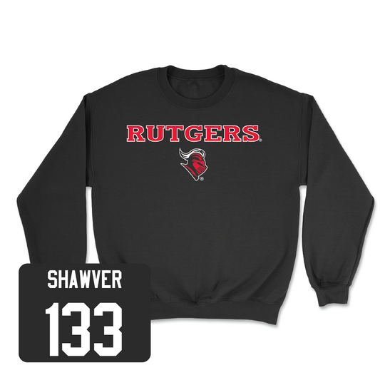 Wrestling Black Rutgers Crew - Dylan Shawver