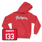 Red Wrestling Script Hoodie - Dylan Shawver