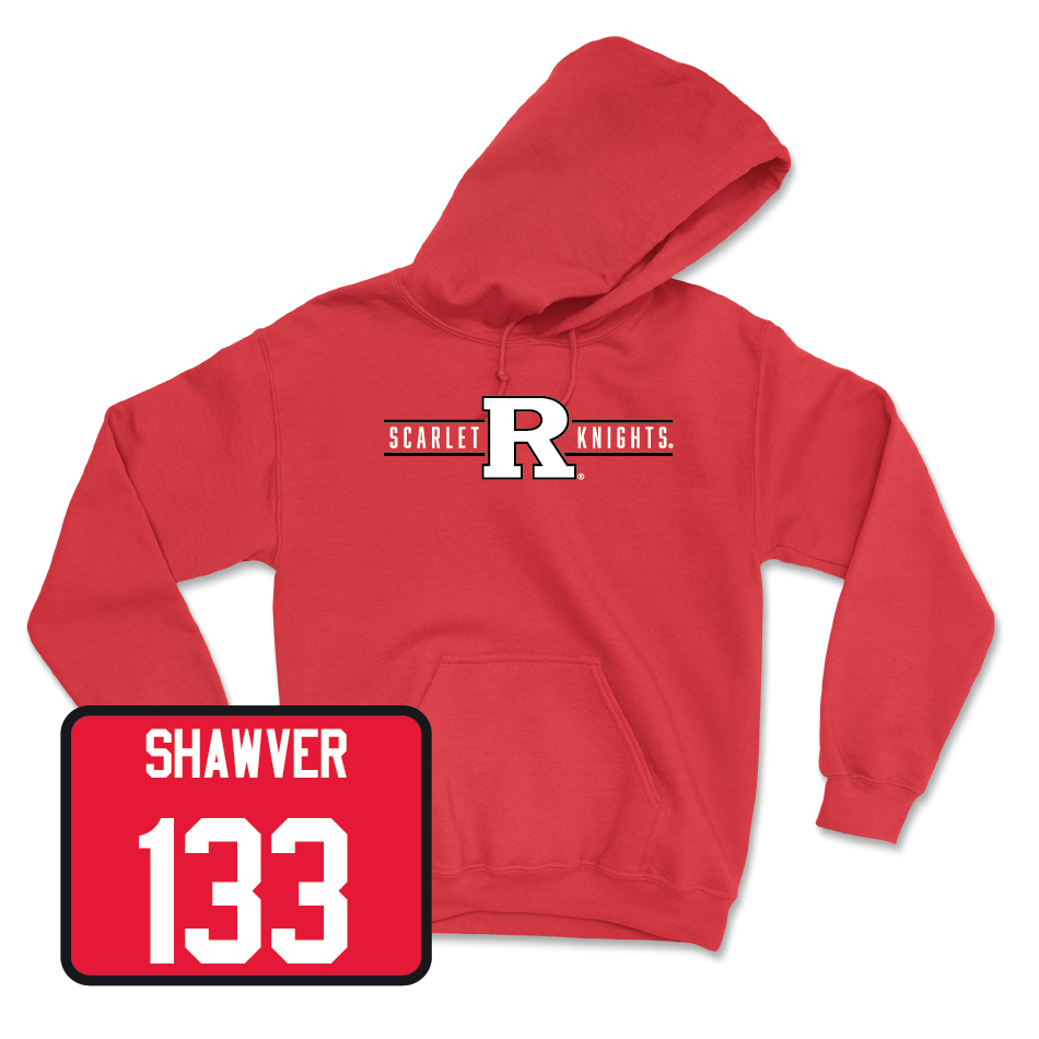 Red Wrestling Scarlet Knights Hoodie - Dylan Shawver